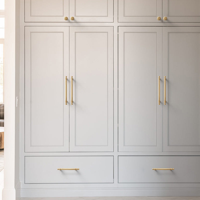 Modern Gold Bar Cabinet Drawer Pull Handles