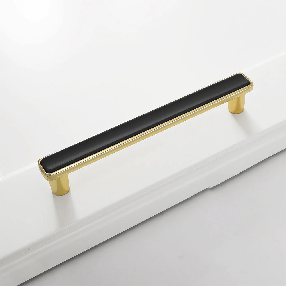 Black Solid Brass Removable T Bar Handle for Wardrobes and Cabinets