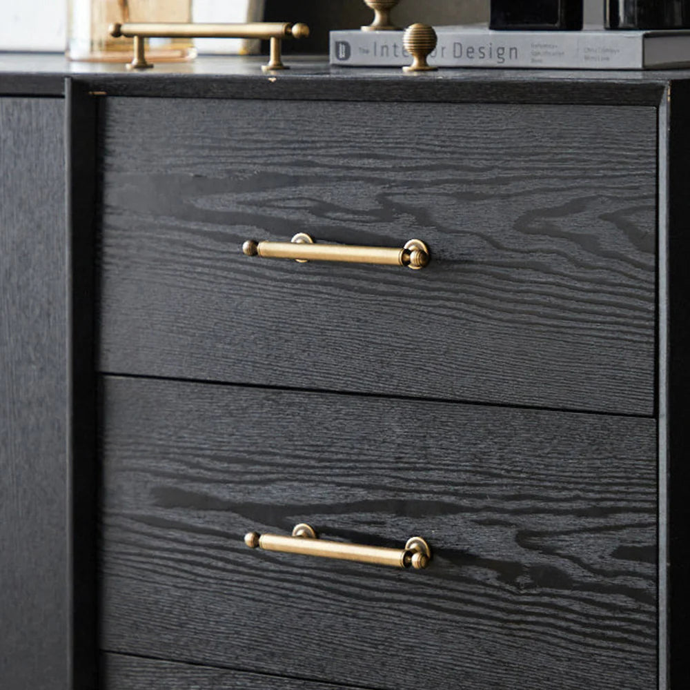 American Bronze Finish Cupboard Cabinet Door T Bar Handle