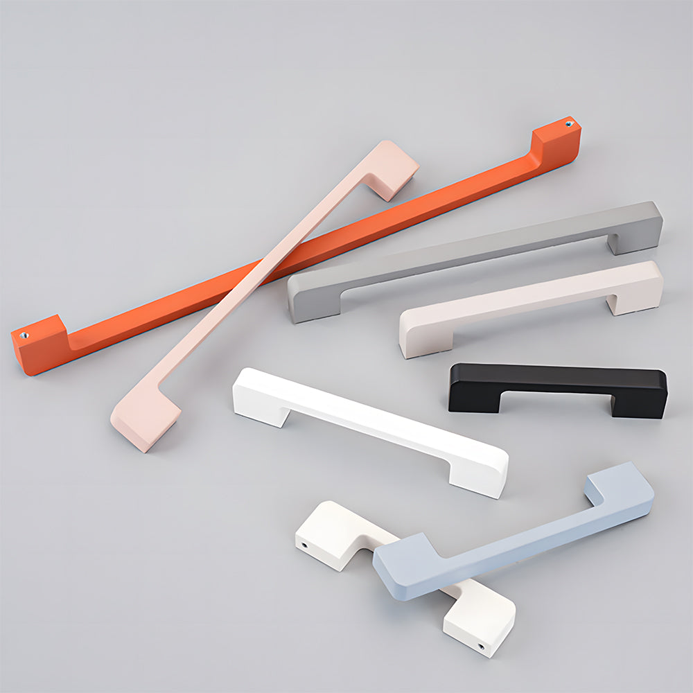 Simple Multi-Coloured Drawer Pulls Cupboard Handles