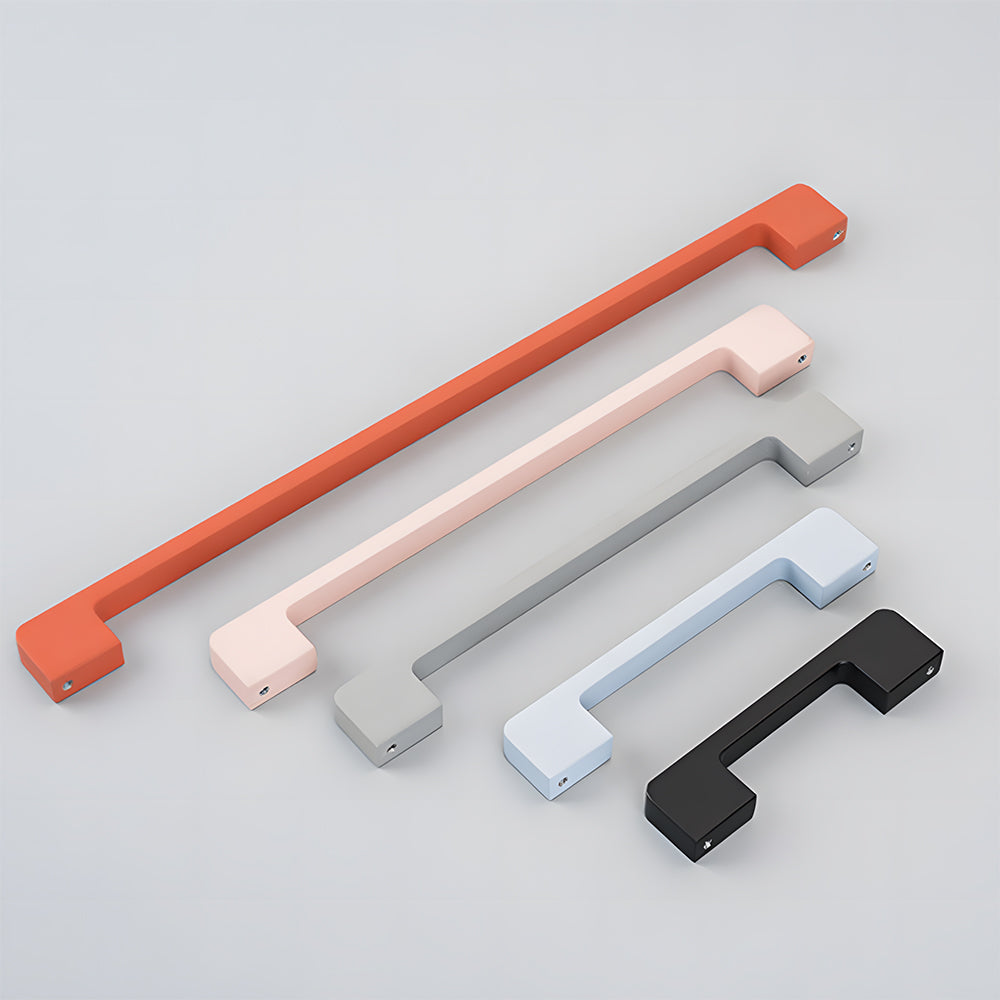 Simple Multi-Coloured Drawer Pulls Cupboard Handles