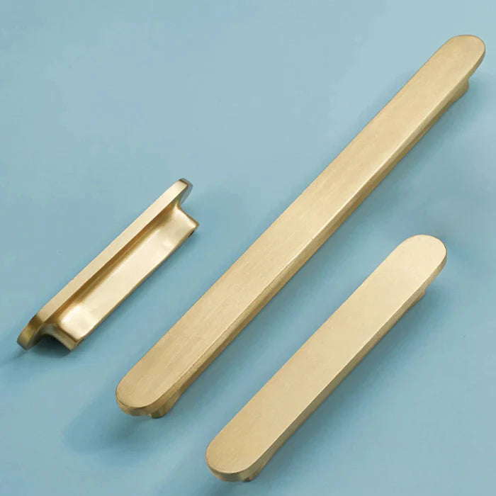Brushed Gold Finish Cabinet Cupboard Bar Handles