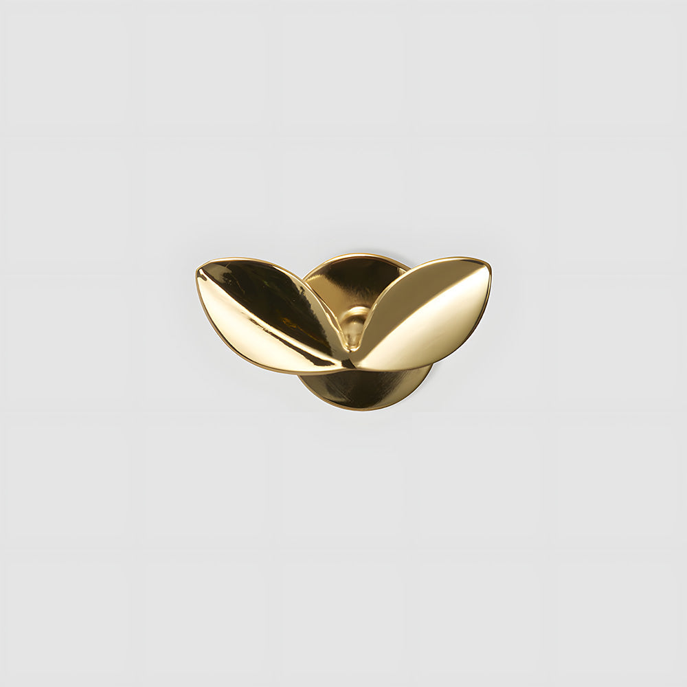 Modern Leaf Shape Coat Single Wall Hook