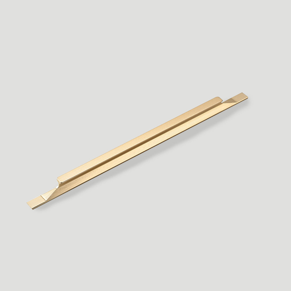 Brushed Gold Edge Cabinet Handle for Bathroom