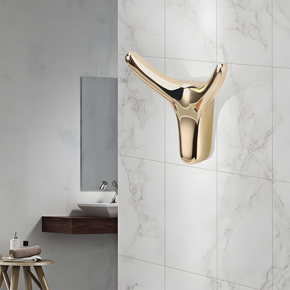 Decorative Metal Antler Single Wall Hook