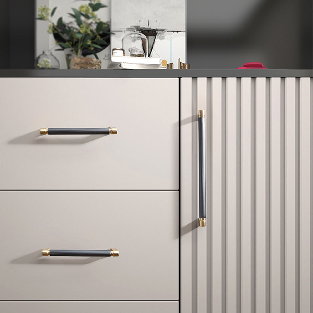 Modern Grey Satin Finish Cabinet Bar Handles Pulls