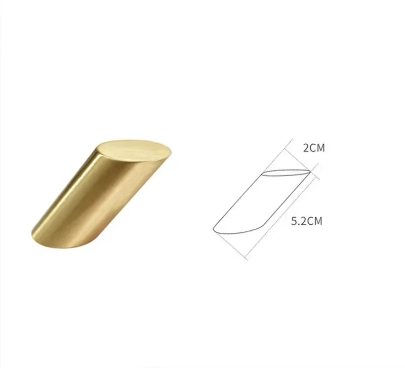 2 Pack Solid Brass Wall Hooks for Clothes