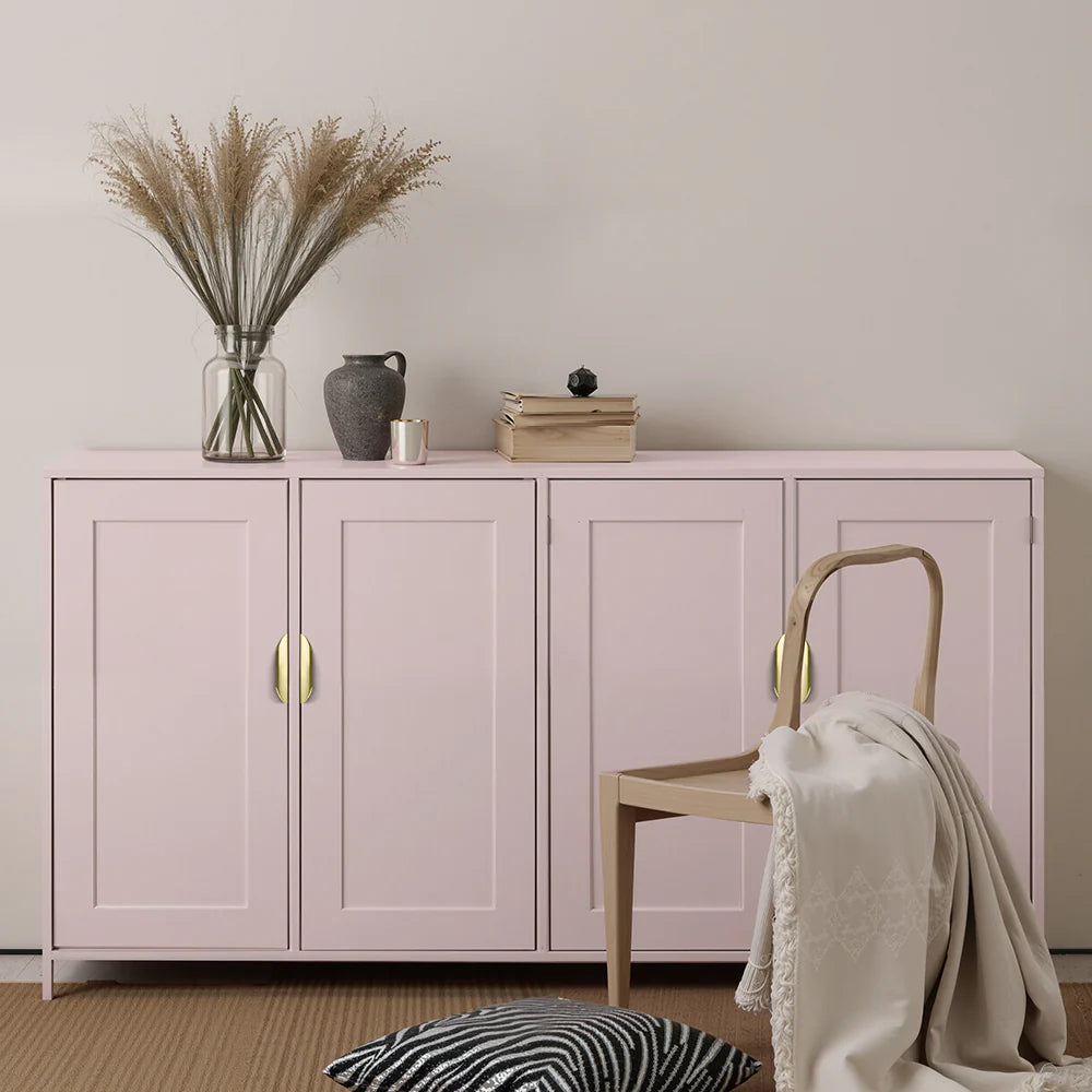 Brushed Gold Cabinet Drawer Edge Pulls