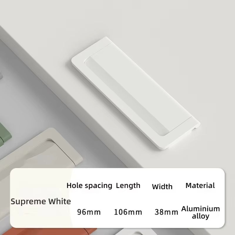 Modern Flip Cover Hidden Furniture Cabinet Handle for Wardrobe