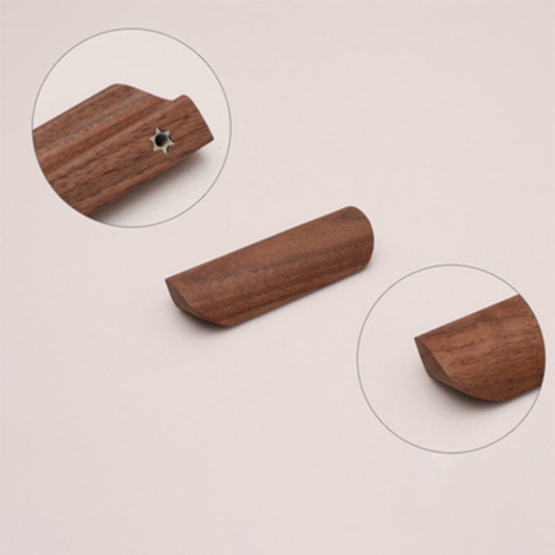 Walnut Wooden Handles for Cabinet and Drawers