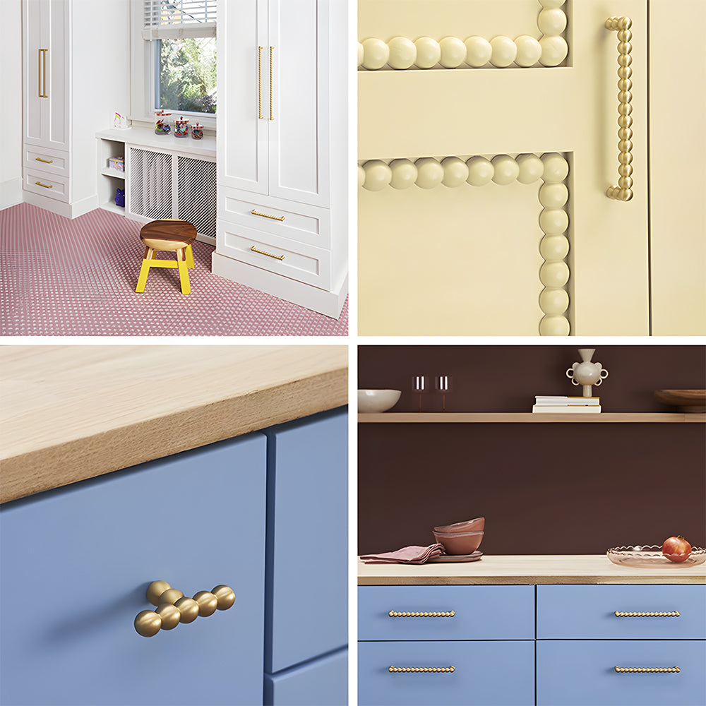 Antique Brass Gold Kitchen Cabinet Handles