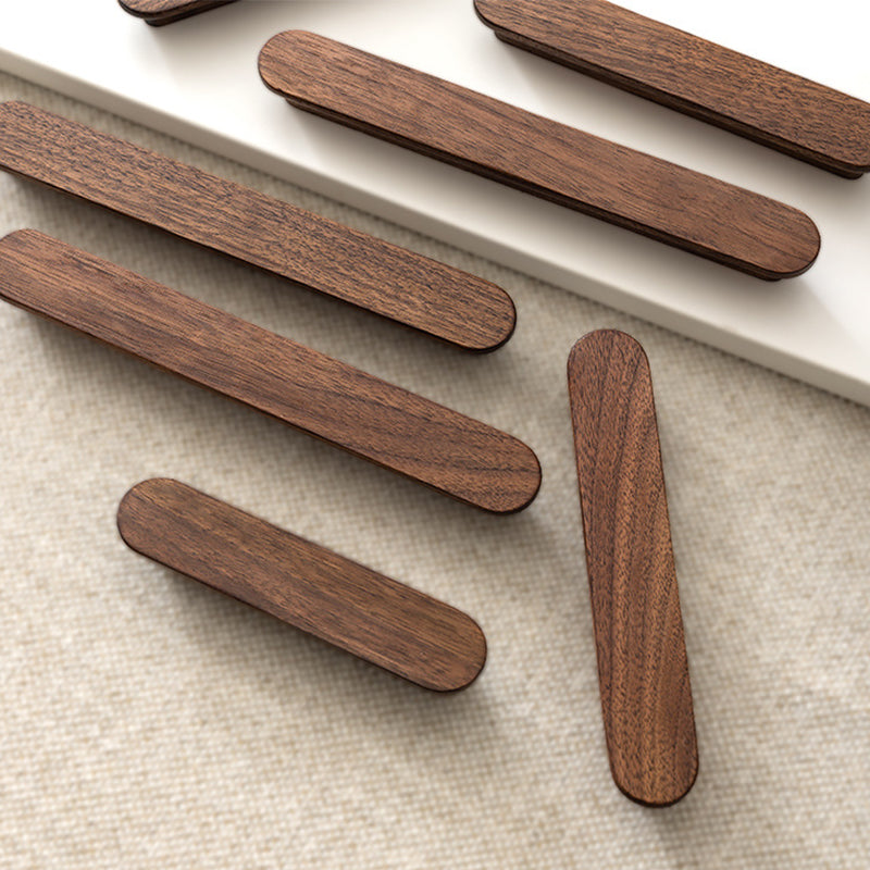 Walnut Wooden Kitchen Cabinets Pulls for Drawers