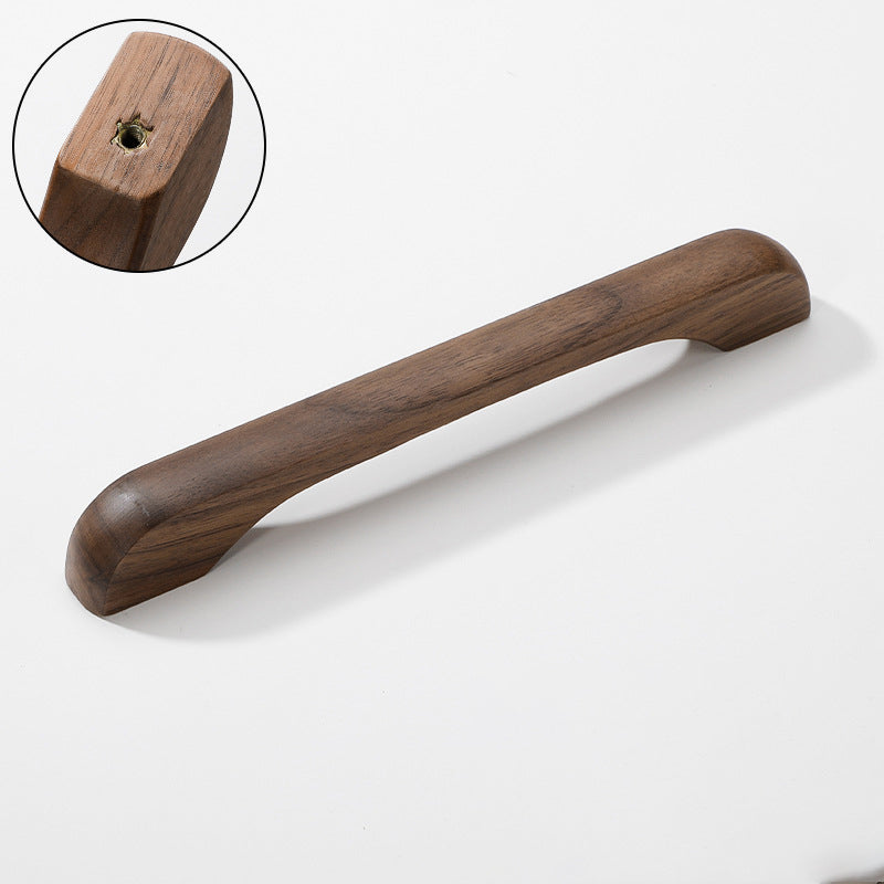 Walnut Wooden Cabinet Handles for Kitchen and Wardrobe