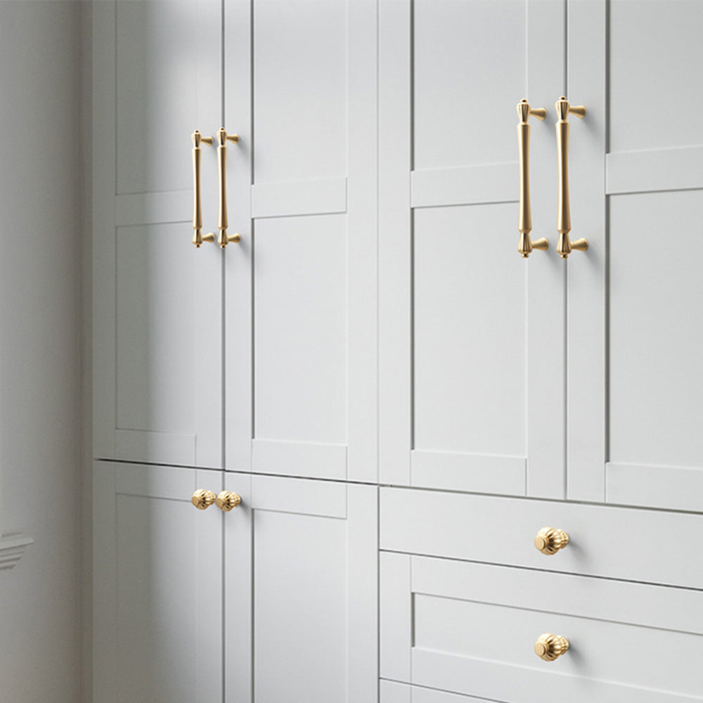 Luxury Gold Bar Cabinet Handles Pulls For Kitchen Bathroom