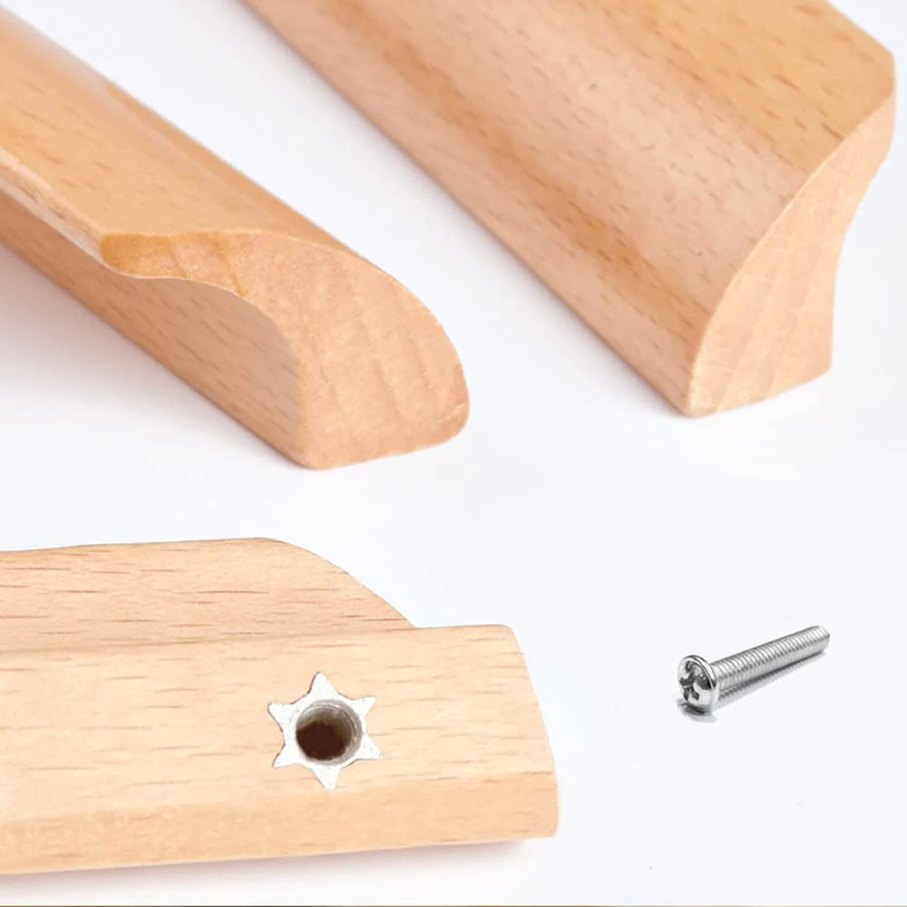 Beech Wooden Handles for Cabinet and Drawers