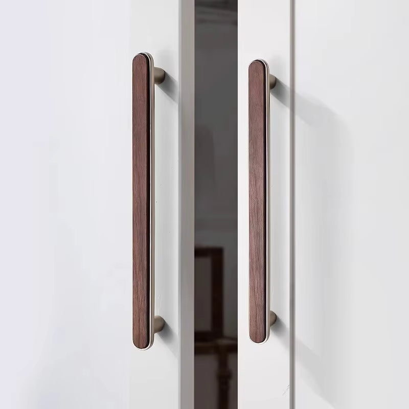 Grey Walnut Cabinet Handles and Zinc Alloy Drawer Pulls