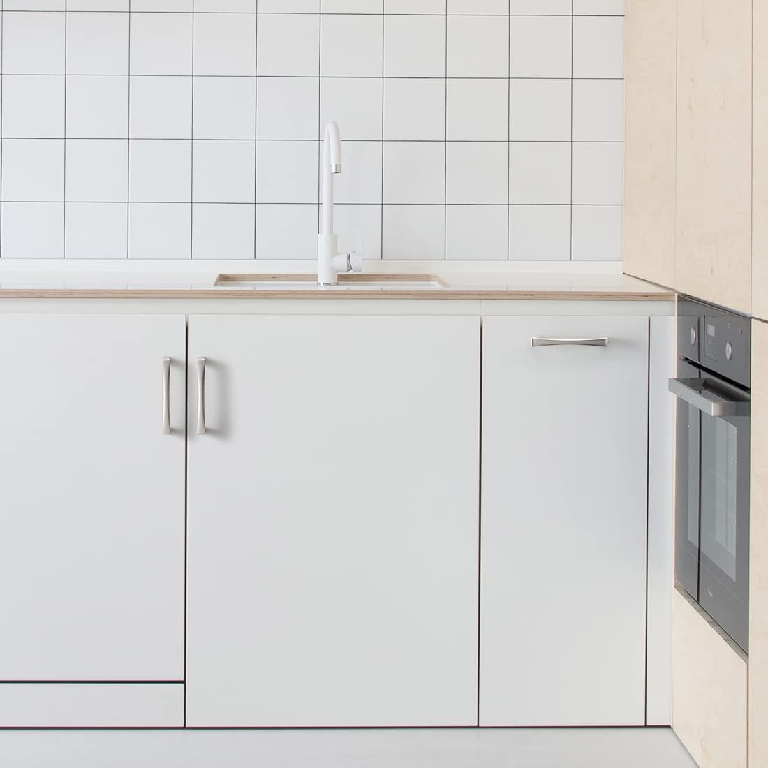 Silver Kitchen Handles for Cabinets Drawer Handles