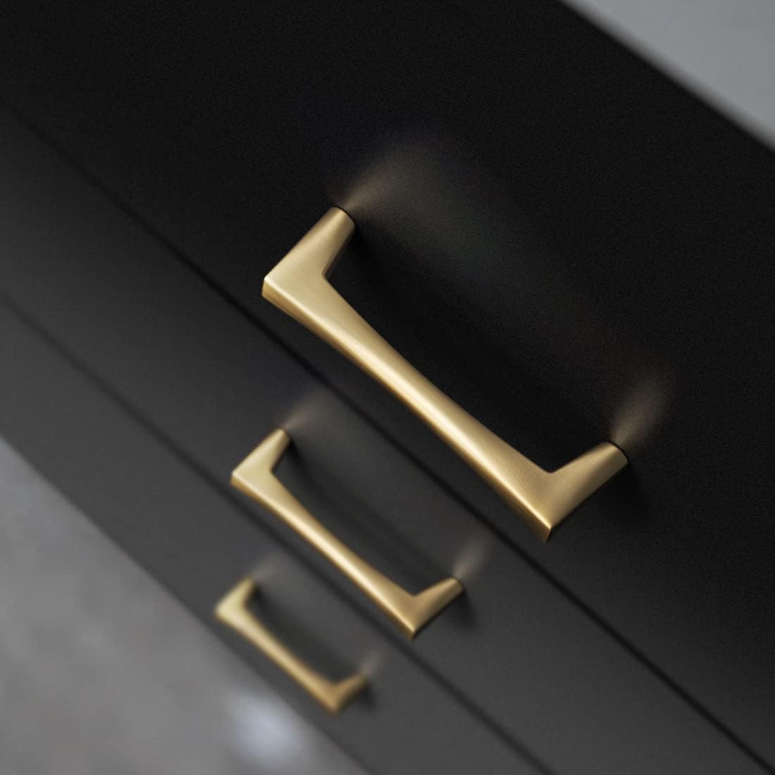 Gold Modern Kitchen Cabinet Door Bar Handles Pulls