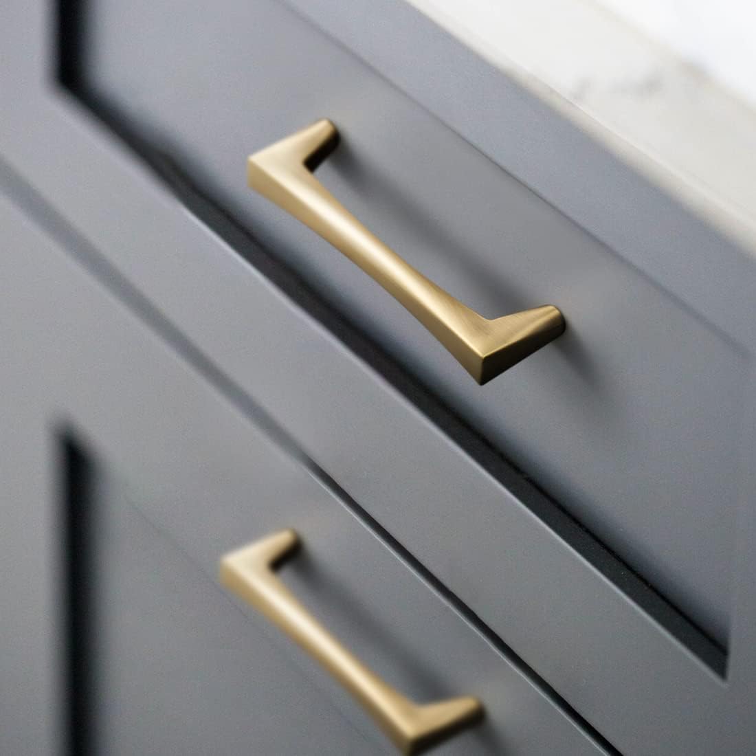 Gold Modern Kitchen Cabinet Door Bar Handles Pulls