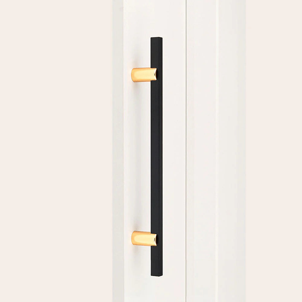 Black Gold Aluminum Alloy Handle for Kitchen and Bathroom Cabinets