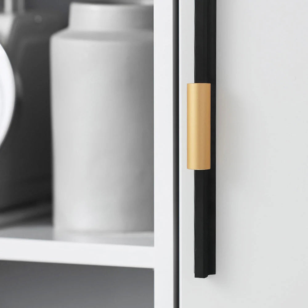 Gold Matt Black Finish Aluminium Cabinet Profile Pull Handles