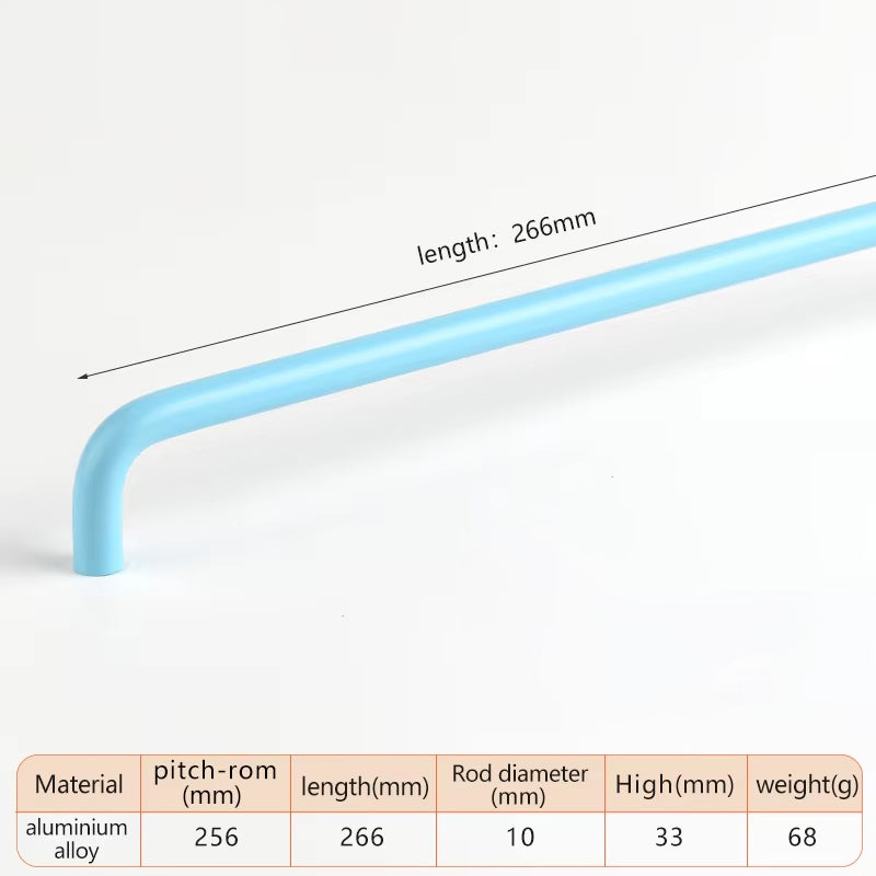 Blue Macaron Wardrobe Handles For Children's Room