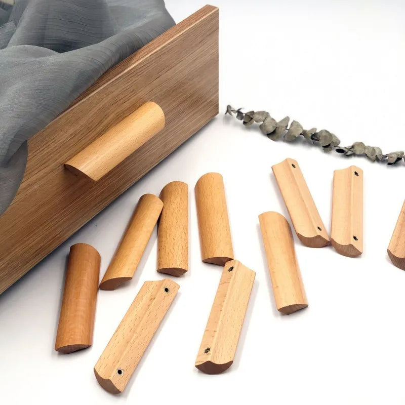 Beech Wooden Handles for Cabinet and Drawers