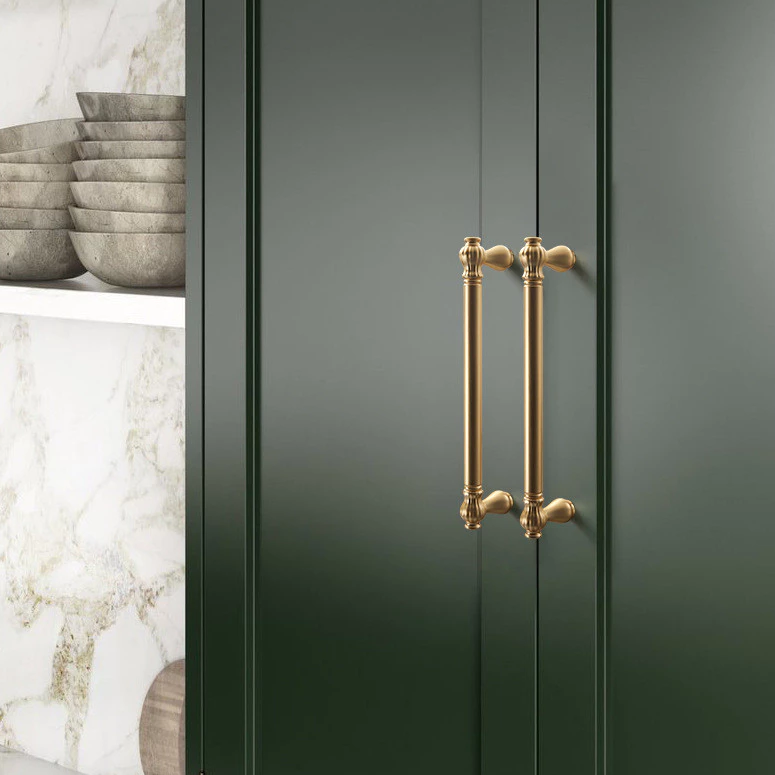Gold Pumpkin Head Wardrobe Door Cabinet Handles