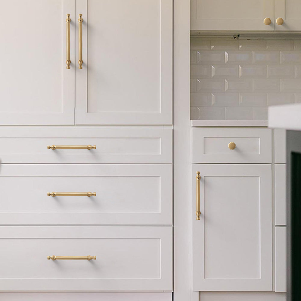 Modern Gold Bar Cabinet Drawer Pull Handles