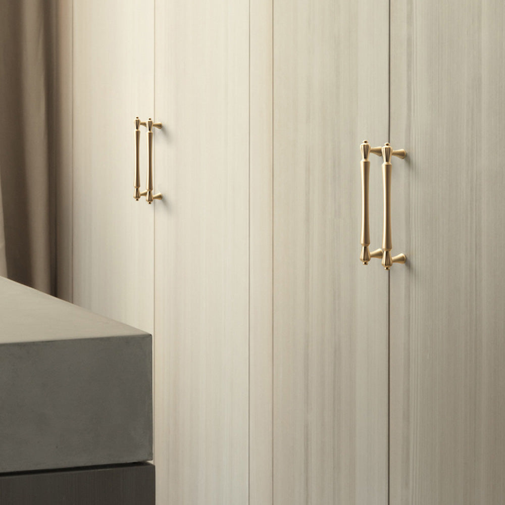 Luxury Gold Bar Cabinet Handles Pulls For Kitchen Bathroom