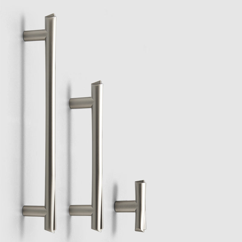 Contemporary Zinc Alloy Cabinet Handles and Drawer Pulls T Bar Knobs