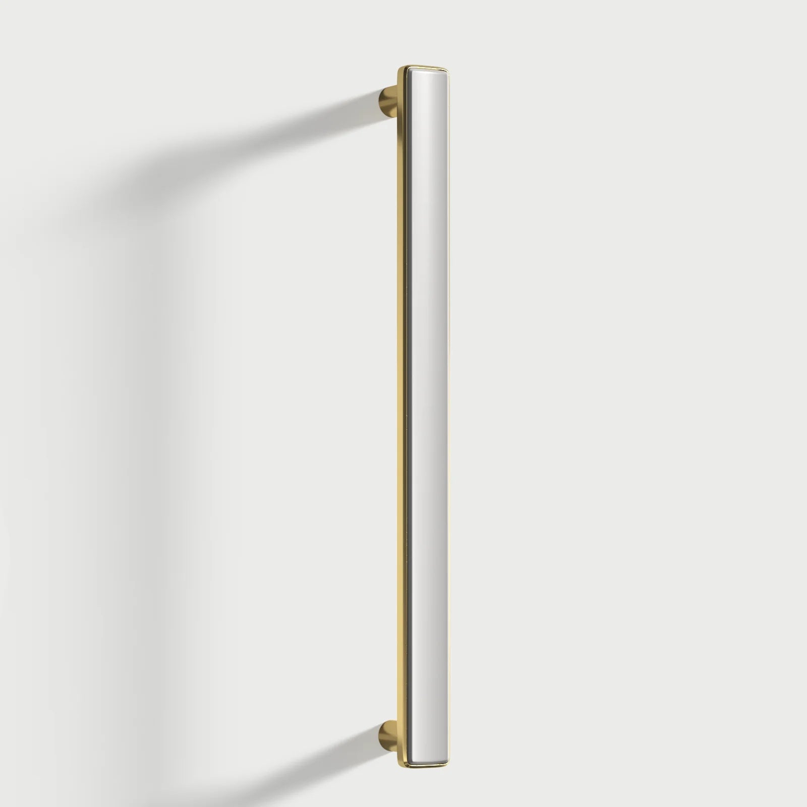 Modern White Solid Brass Removable T Bar Handle for Cabinets