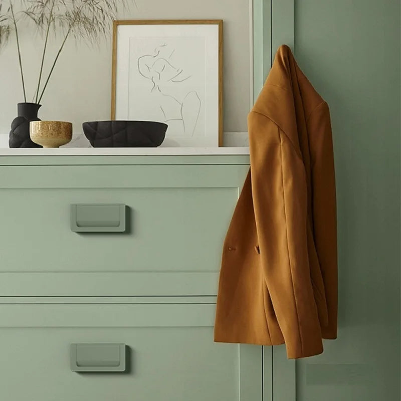Modern Flip Cover Hidden Furniture Cabinet Handle for Wardrobe