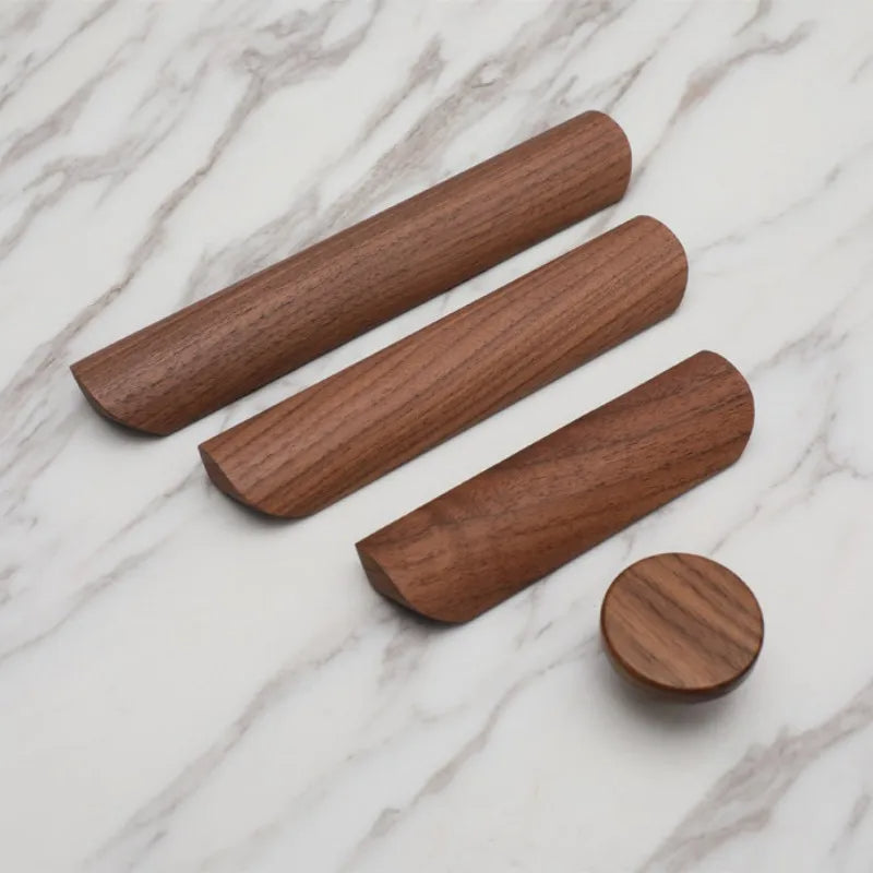 Walnut Wooden Handles for Cabinet and Drawers