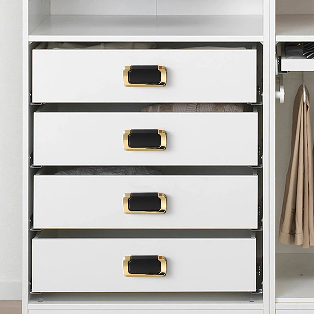 Black Solid Brass Removable T Bar Handle for Wardrobes and Cabinets