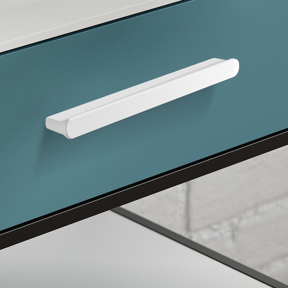 Large White Aluminum Cabinet Drawer Handles for Bedroom