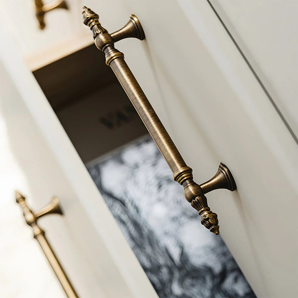 Retro Bronze Finish Kitchen Cabinet Door T Bar Handle
