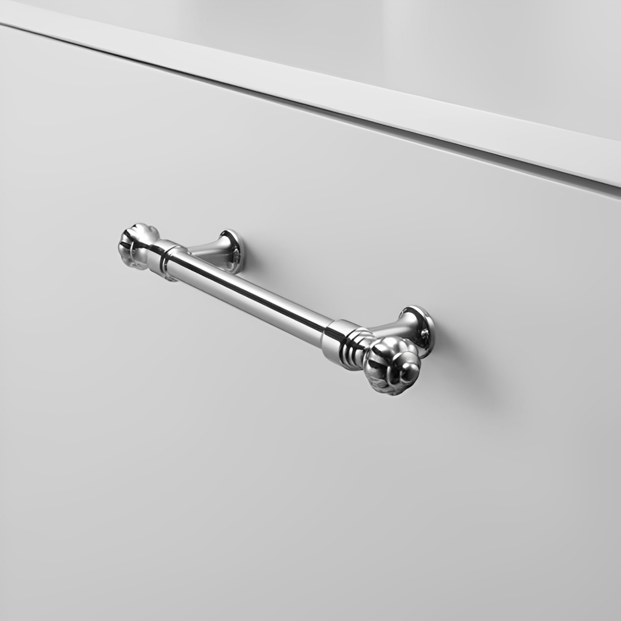 Stylish Silver Wardrobe Door Handle For Kitchen Bedroom