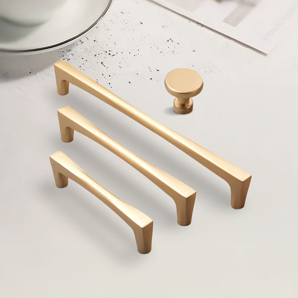 Gold Modern Kitchen Cabinet Door Bar Handles Pulls