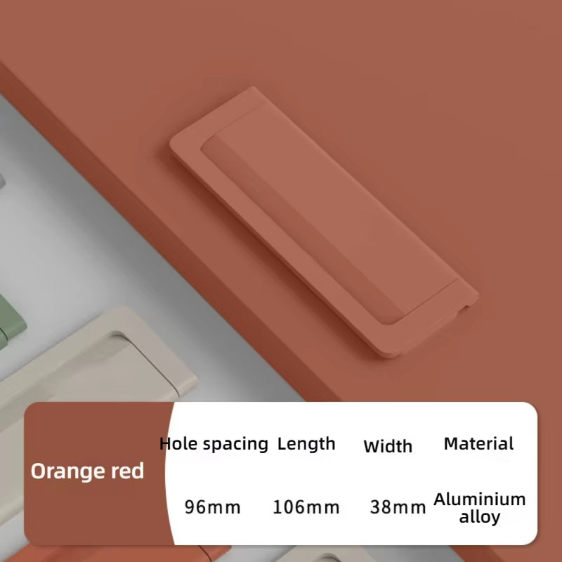 Modern Flip Cover Hidden Furniture Cabinet Handle for Wardrobe