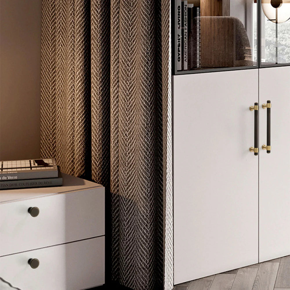 Black Finish Furniture T Bar Shaped Cabinet Pull Handles