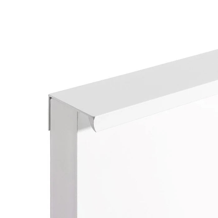 White Aluminum Kitchen Cabinet Profile Edge Pull Handles for Cupboards