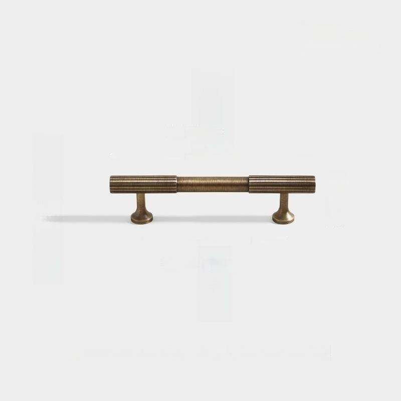 Luxury Stripe Pure Copper Antique Bronze Cabinet Handles