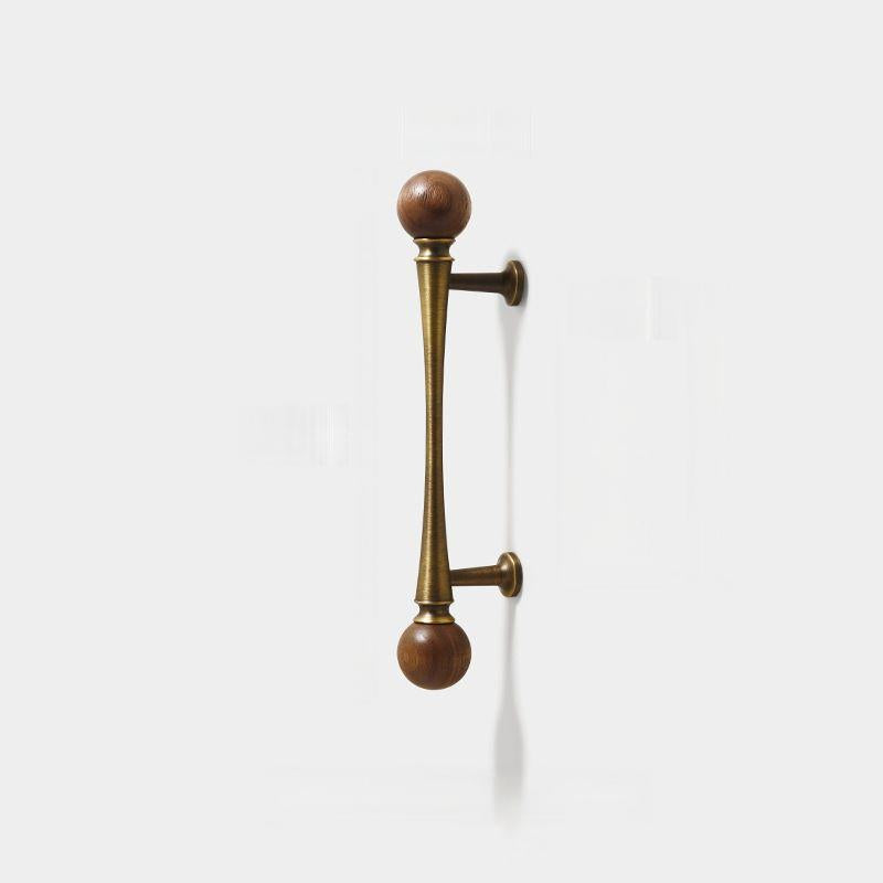 Retro Antique Bronze Walnut Brass Cabinet Handles For Kitchen
