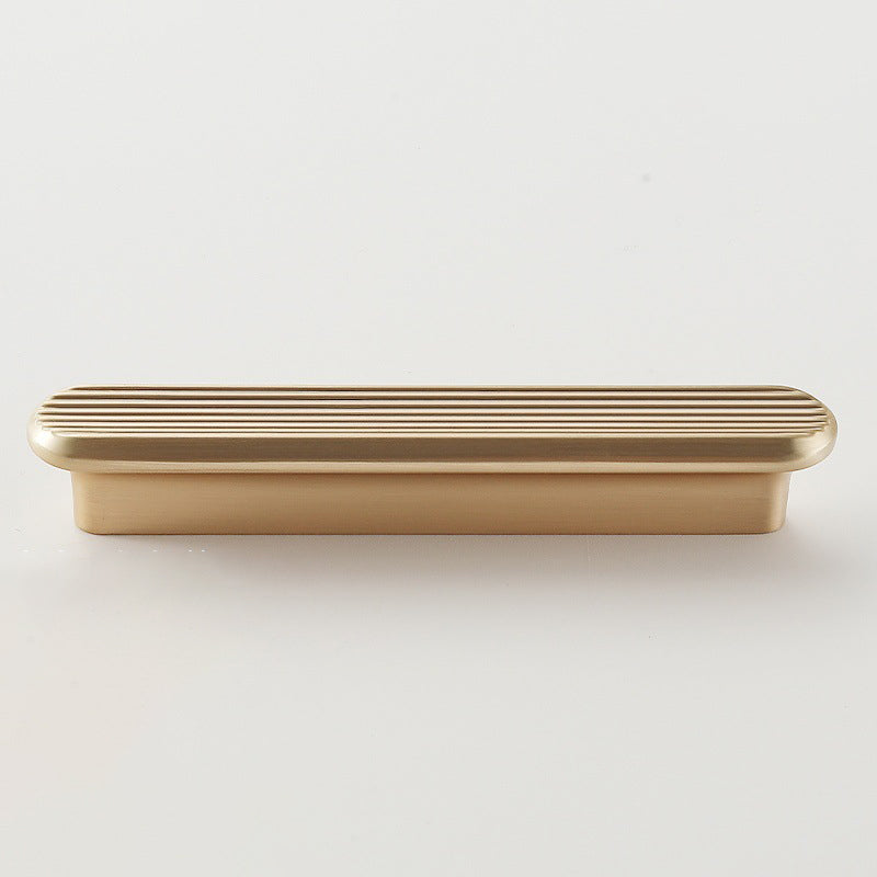 Brushed Copper T-Shaped Zinc Alloy Cabinet Handles Wardrobe Drawer Door Pulls