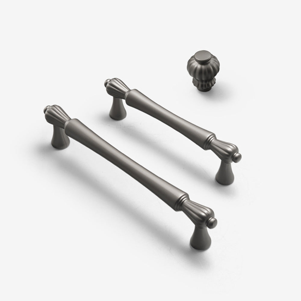 Grey Bar Cabinet Drawer Pull Handles