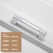 Black and Chrome Modern Cabinet Handles for Kitchen and Drawers
