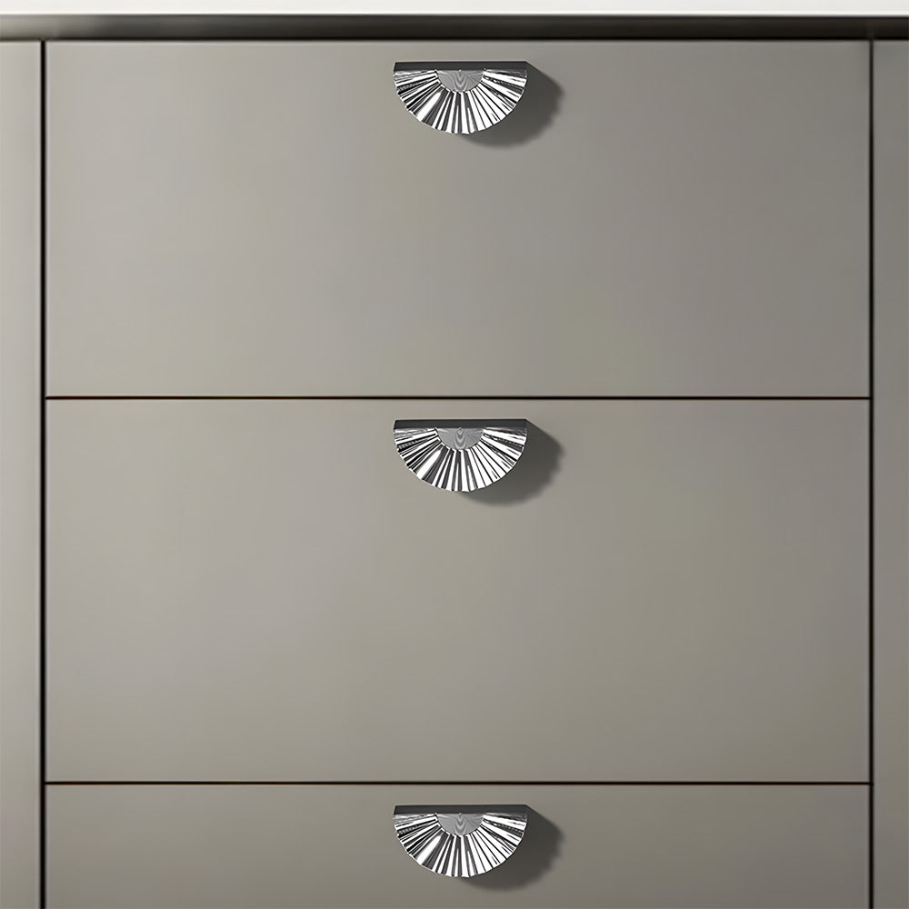 Luxury Sunburst Semi Circle Cabinet Handles