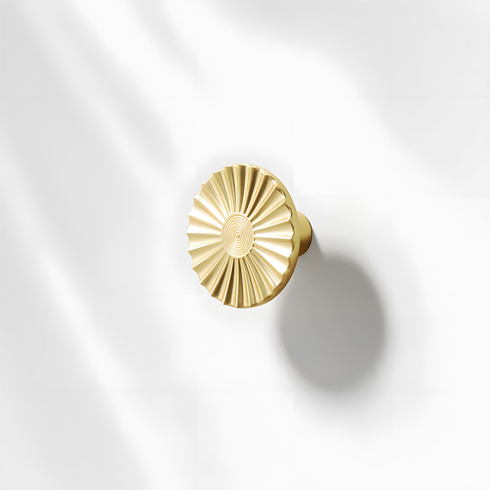 Luxury Sunburst Semi Circle Cabinet Handles