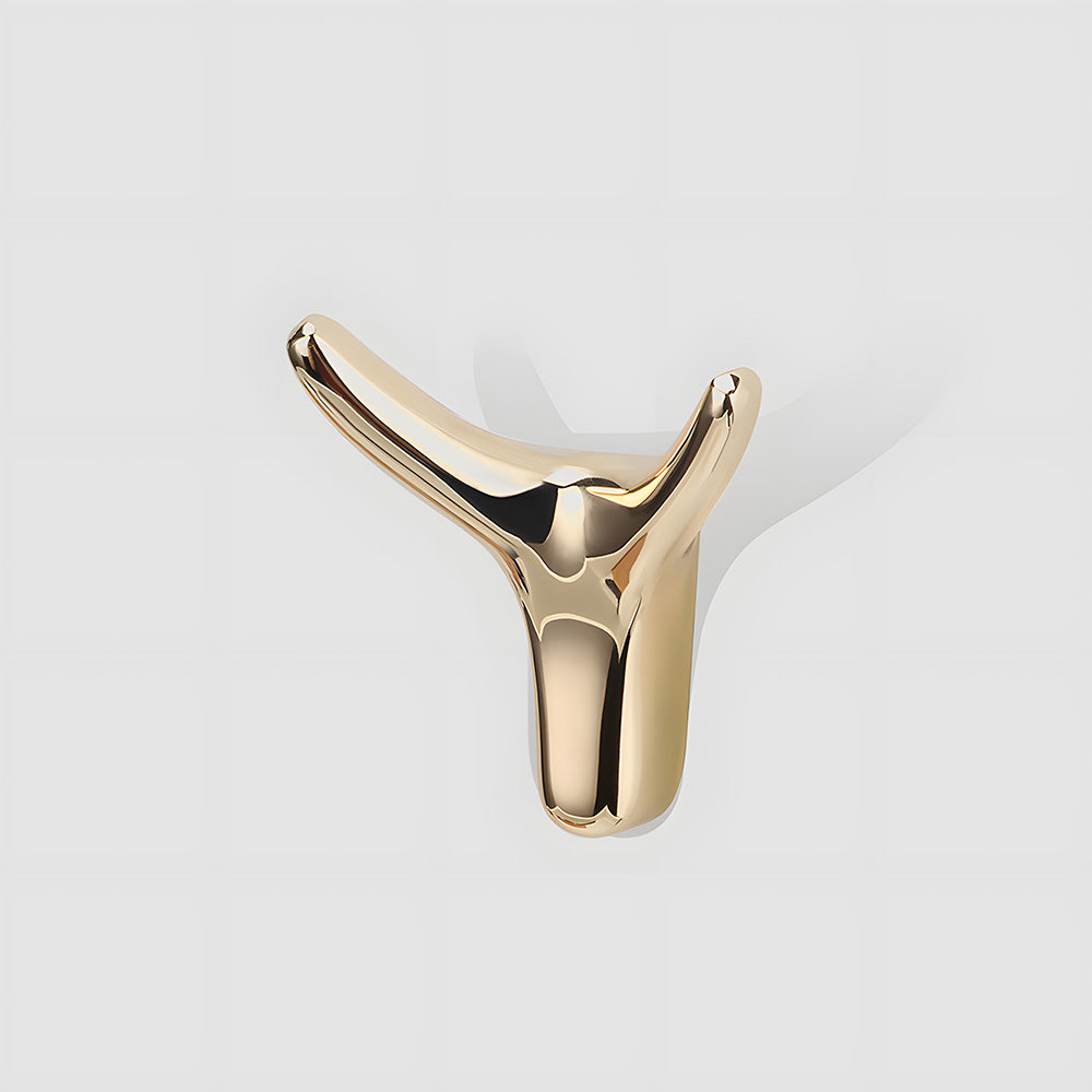 Decorative Metal Antler Single Wall Hook